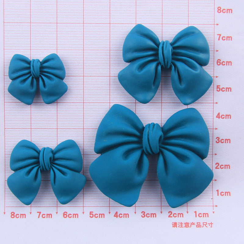 Wholesale Color Bow Resin Cream Glue Phone Case